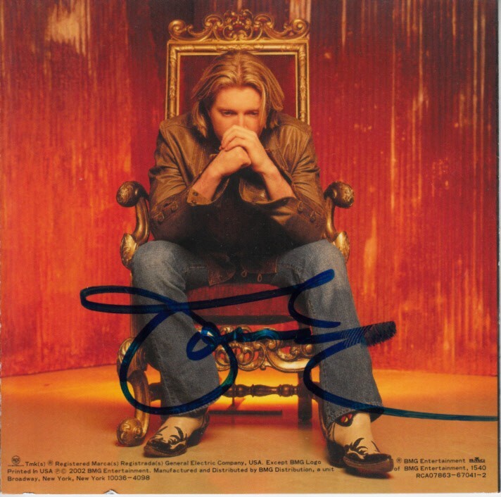 Tommy Shane Steiner autographed autograph signed Then Came the Night CD booklet