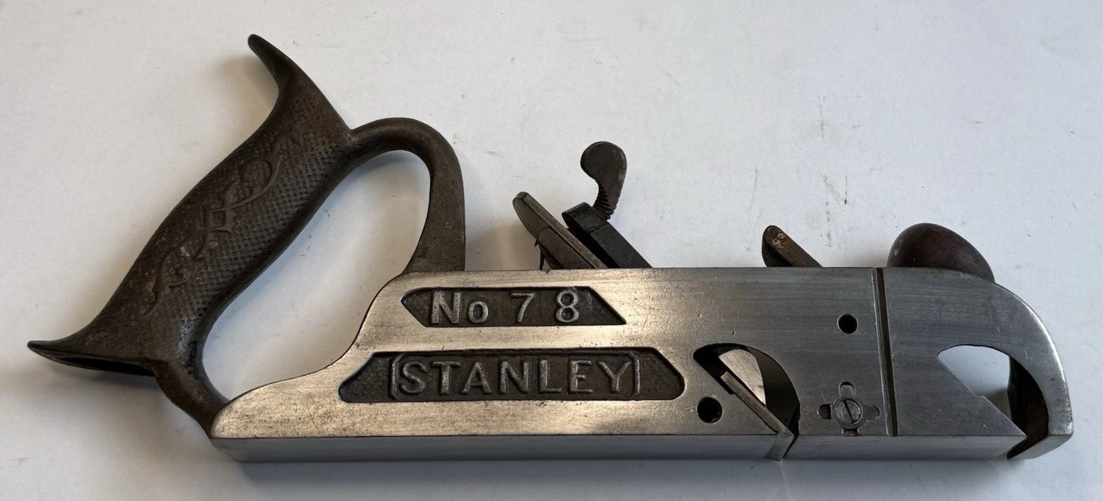 Vintage Stanley Rabbet Plane No.78 / With STANLEY RULE & LEVEL Blade INCOMPLETE