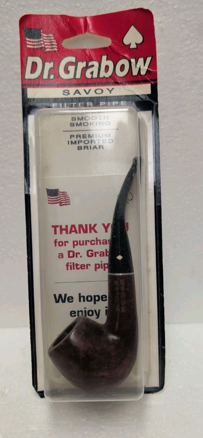 NEW Dr Grabow Savoy Briar Smoking Pipe - Smooth Finish   Read  Description