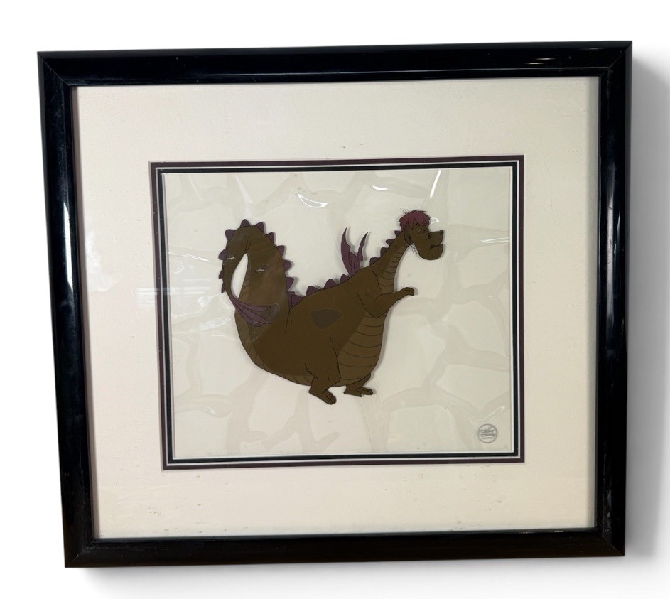 Disney 1977 Original Animation Production Cel Pete’s Dragon Full Body Elliott 