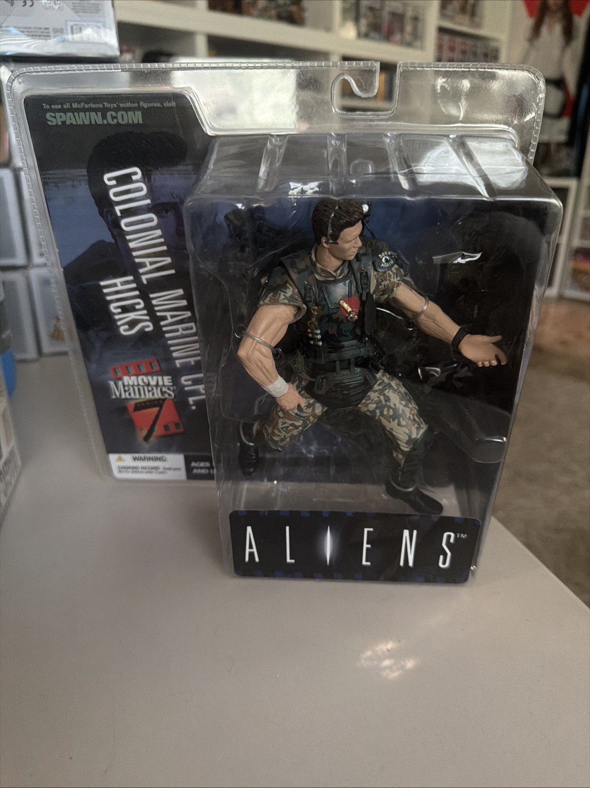 McFarlane Toys Movie Maniacs Aliens Colonial Marine Cpl Hicks Figure 2004