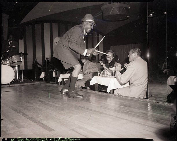 Lionel Hampton Singing at the Music Box - New York- Lionel Ham - 1953 Old Photo