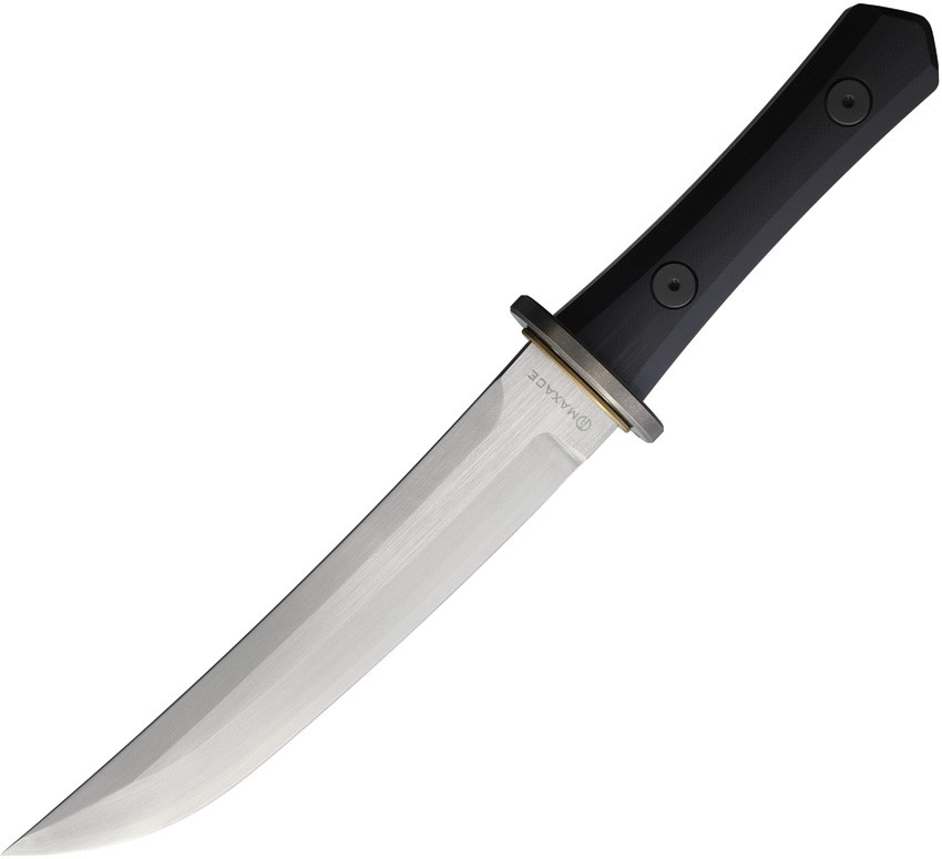 Maxace Karasu Tengu Black G10 Satin SLD-Magic Fixed Blade Knife OA011B