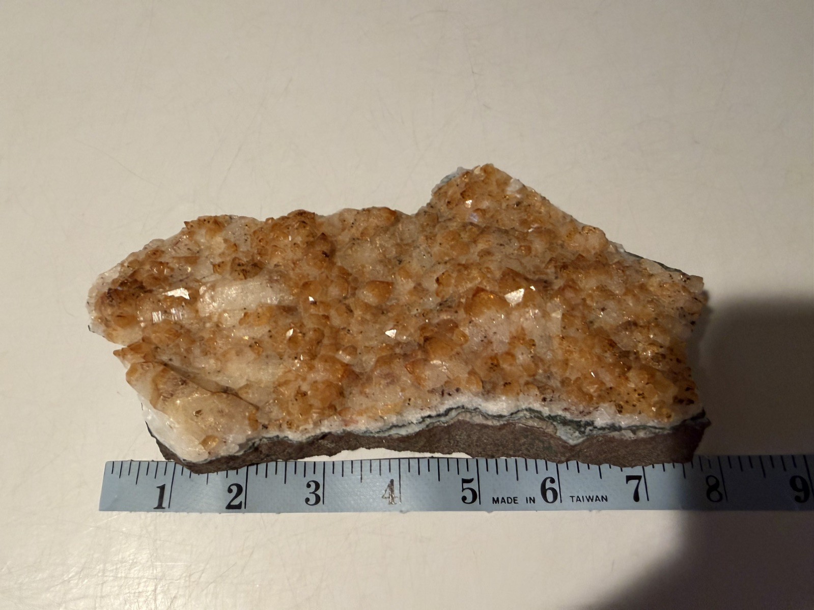 Large Citrine Geode Crystal Manifest Abundance