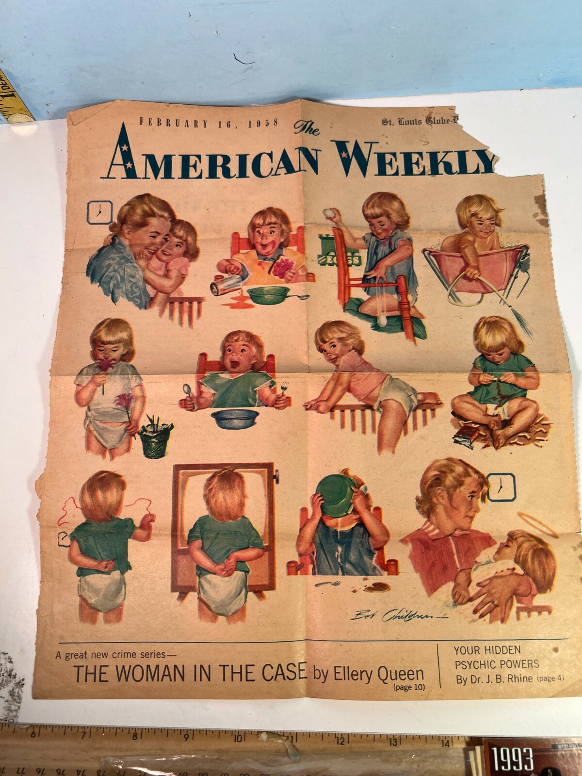 1958 The American Weekly Cover Page Only