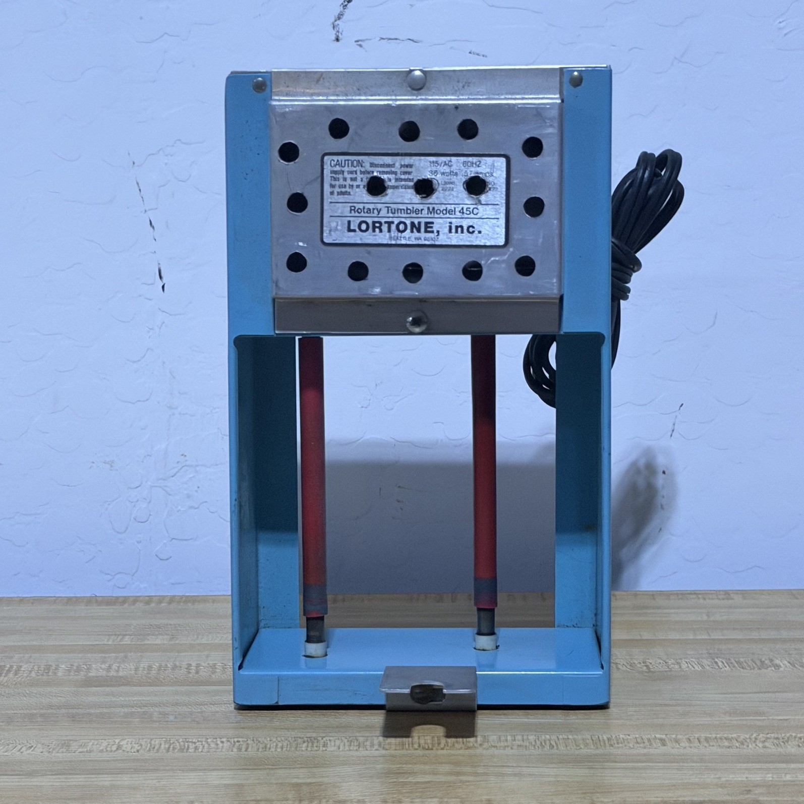 Vintage Lortone 45C Rock Tumbler Motorized Base - Works Great 