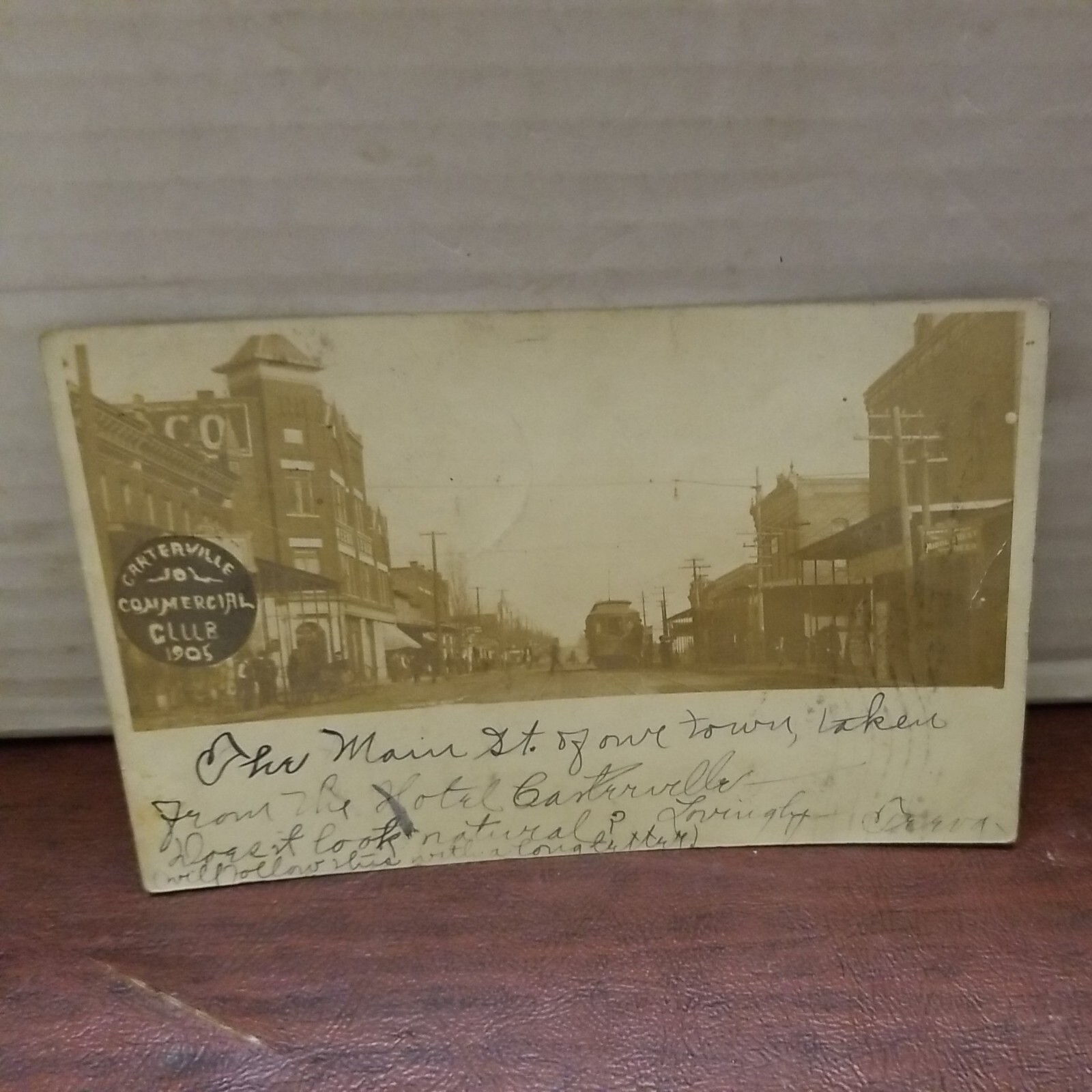 1905 CARTERVILLE MISSOURI MO MAIN ST. REAL PHOTO POSTCARD 1905 CARTERVILLE MISSOURI MO MAIN ST. REAL PHOTO POSTCARD