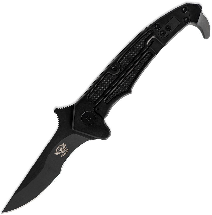 Skallywag Tactical MDV Framelock D2 Black Folding Knife
