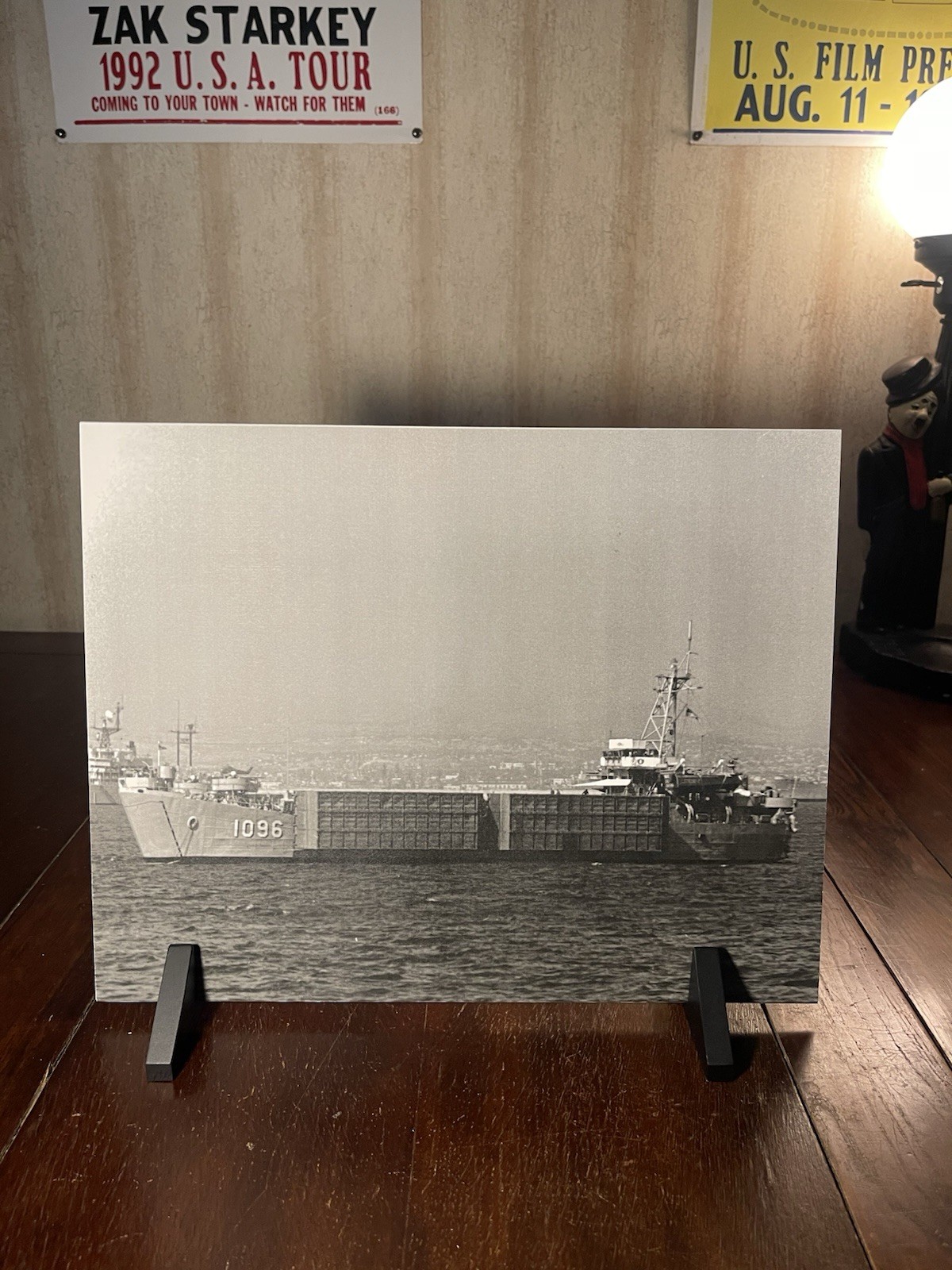 USS St Clair County LST-1096 Photo 14x10 WWII Navy Landing Ship