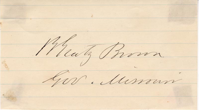 B. GRATZ BROWN - AUTOGRAPH