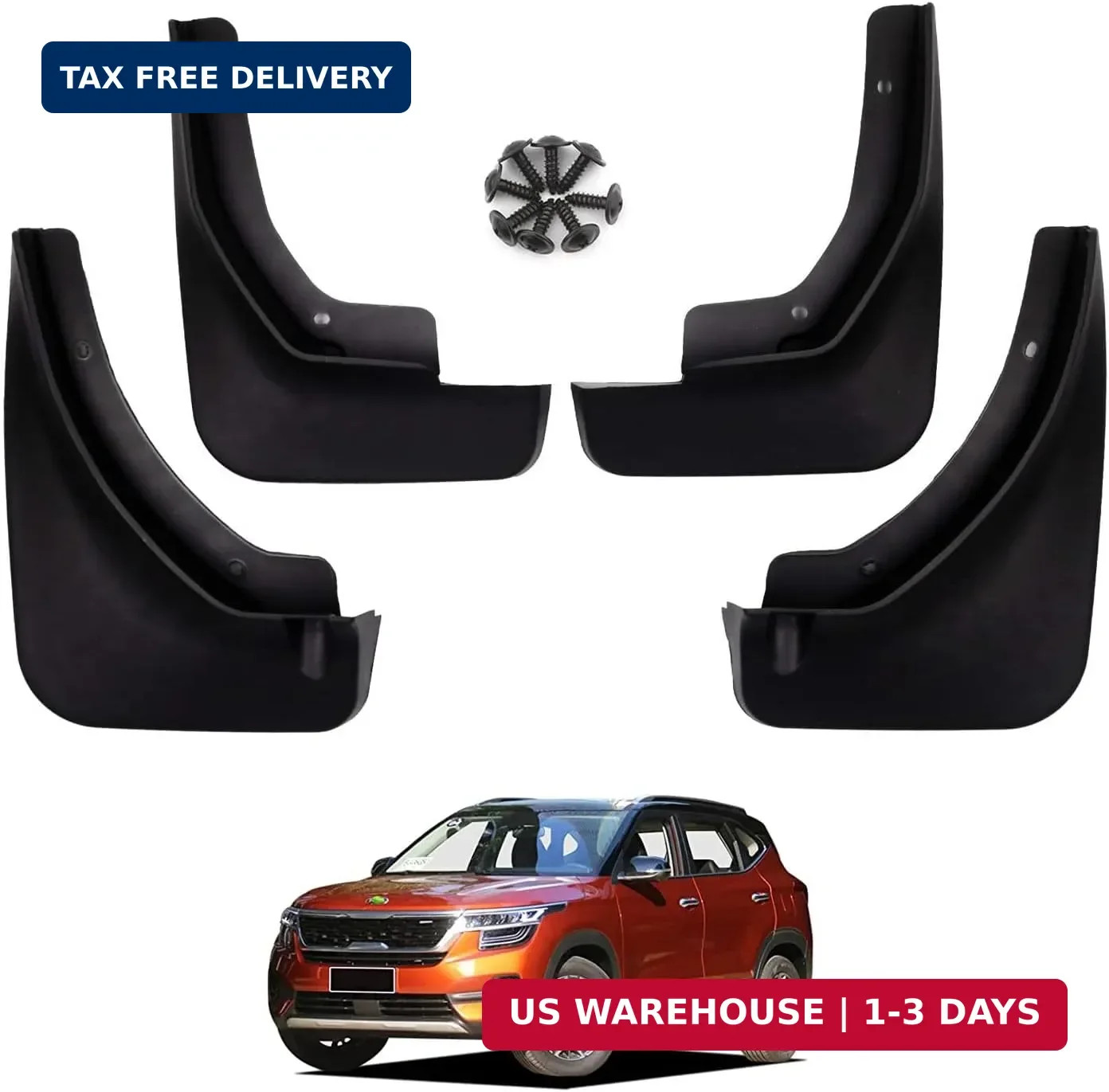 Mud Flpas Splash Guards for Kia Seltos 2021 2022 2023 2024 2025 Accessories Mudf