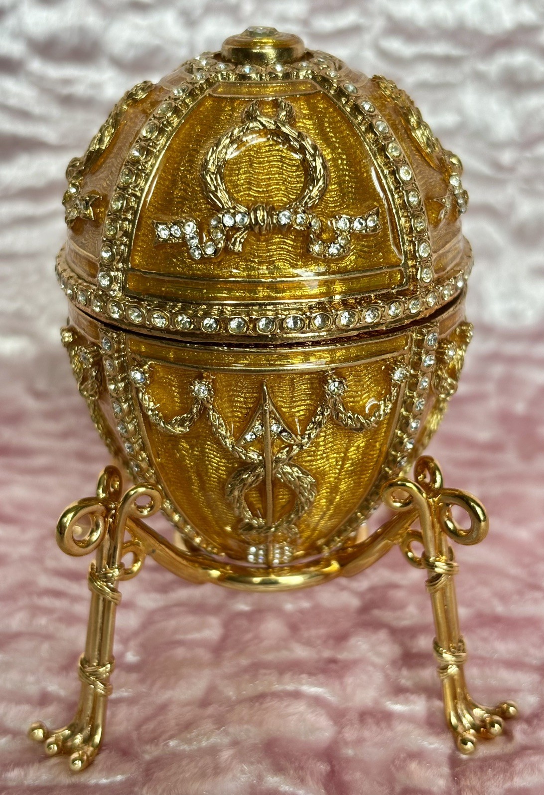 Fabergé Imperial Rosebud Egg Gold in Original Box No COA