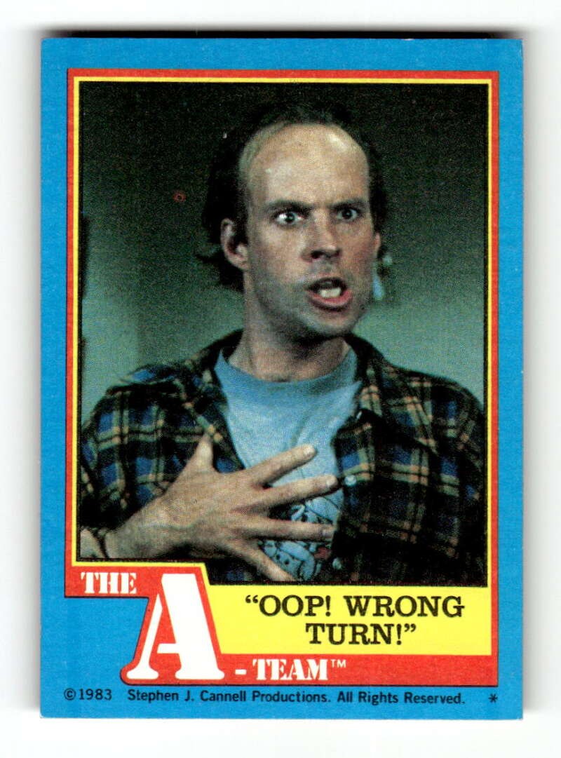 1983 Topps A-Team  55 Howling Mad Murdock Dwight Schultz BXCP11