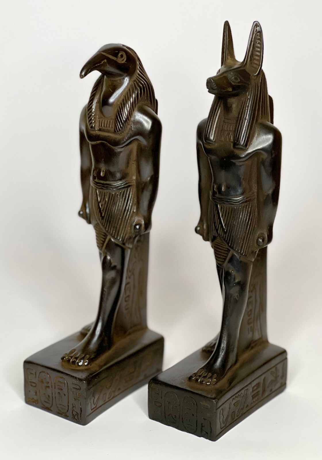 2 STATUE ANUBIS AND THOTH ANCIENT EGYPTIAN ANTIQUES EGYPT HANDMADE STONE 2 STATUE ANUBIS AND THOTH ANCIENT EGYPTIAN ANTIQUES EGYPT HANDMADE STONE