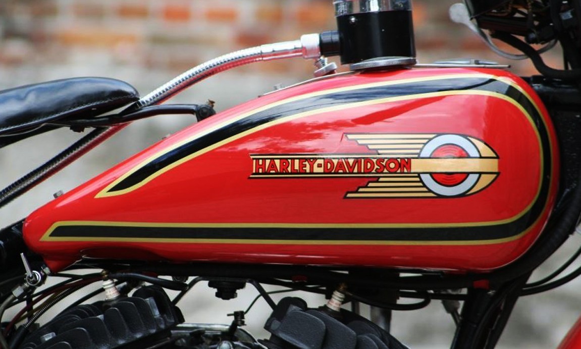 DECAL SET for Harley 1936 - 1939 All Models - Vinyl Peel & Paste
