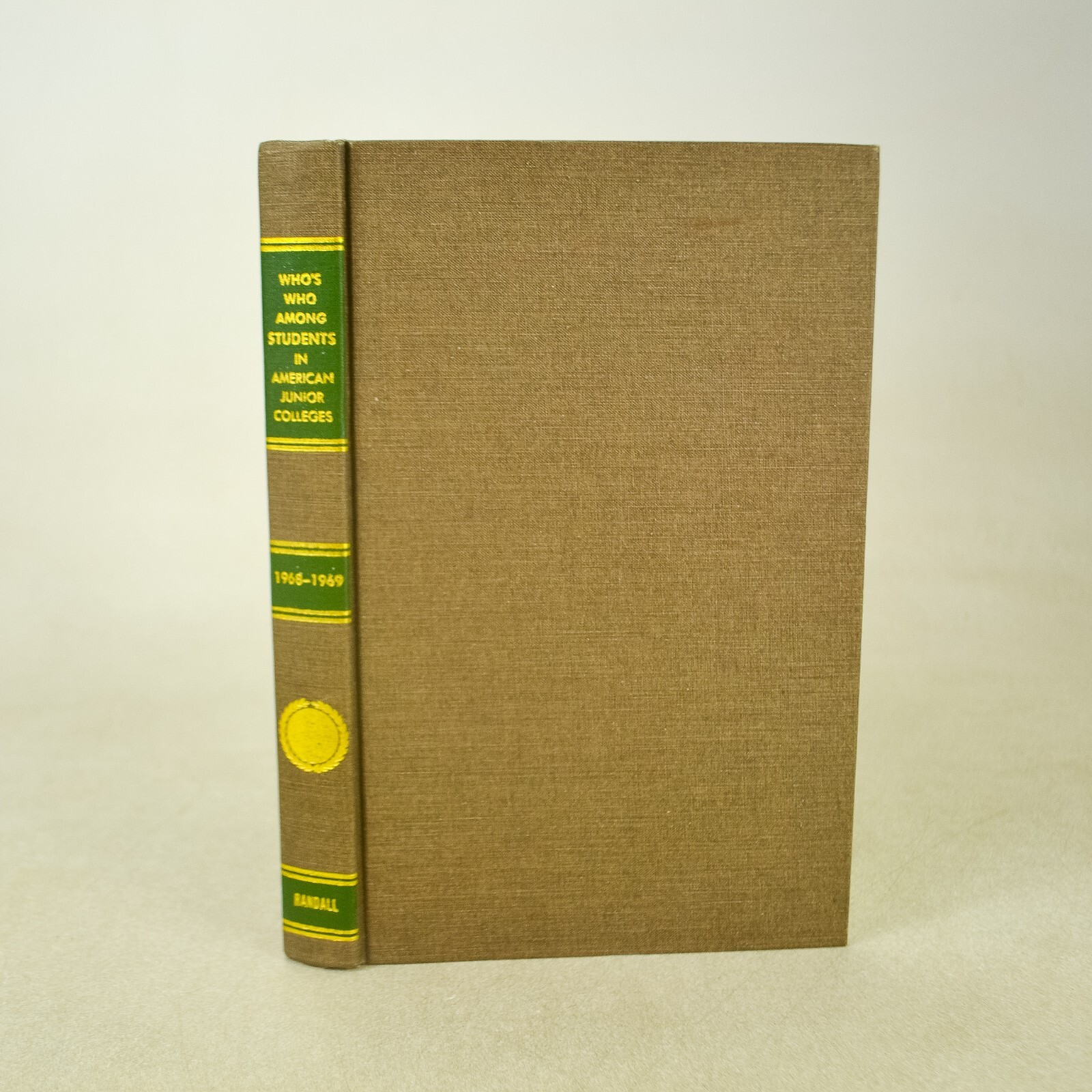 Whos Who Among Students in American Junior Colleges 1968-1969 HC