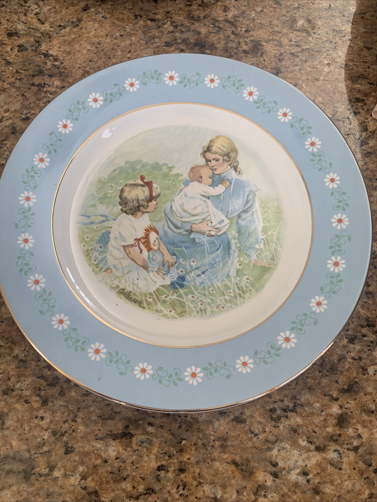 Vintage Avon 1974 Tenderness Special Edition Commemorative Plate