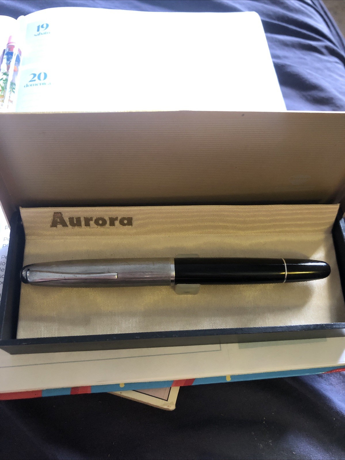 Vintage Aurora 88 Stilo Fountain Pen with Box