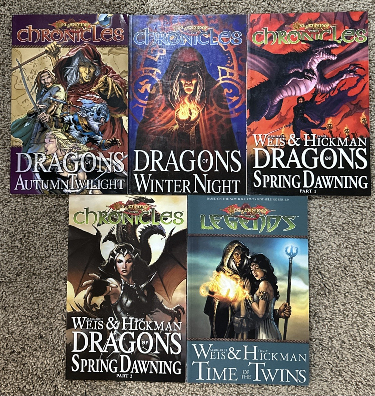 DragonLance Chronicles Dragons of Autumn/Winter/Spring/Twins DDP Graphic Novels
