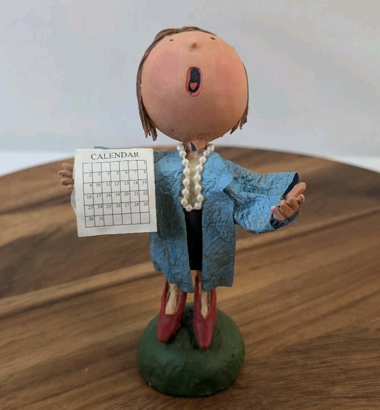 2006 Demdaco Pint-Sized Professionals Girl Figurine by Robin Kelso Boss Lady