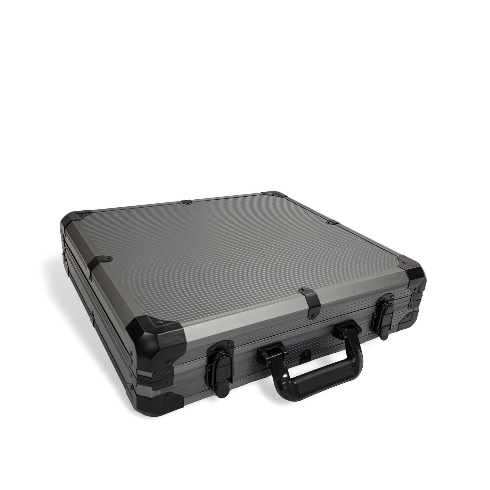 MRC POKER Deluxe Poker Chip Case Gray (1000 Chips Capacity)