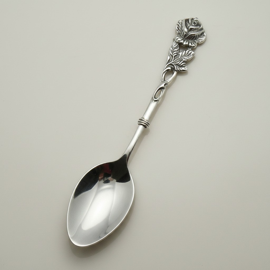 Genuine sterling silver baby spoon solid hallmarked 925 handmade nickel free Genuine sterling silver baby spoon solid hallmarked 925 handmade nickel free