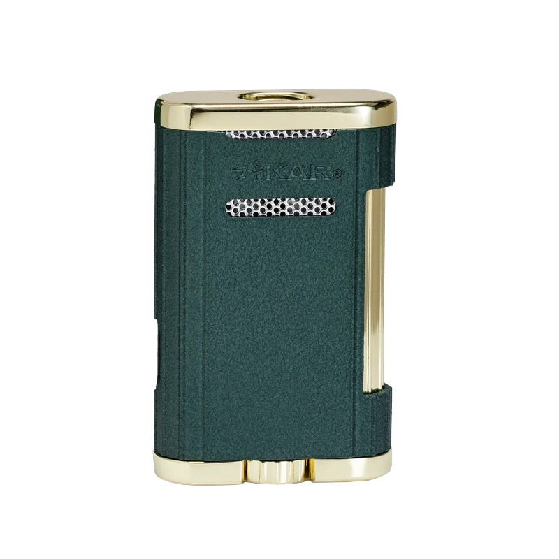 Xikar Allume 2 Double Jet Flame Green Gold