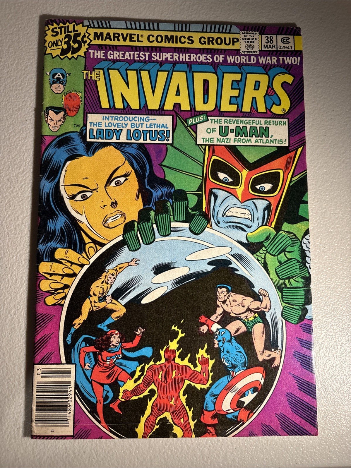 The Invaders #38 (Marvel Comics March 1979)