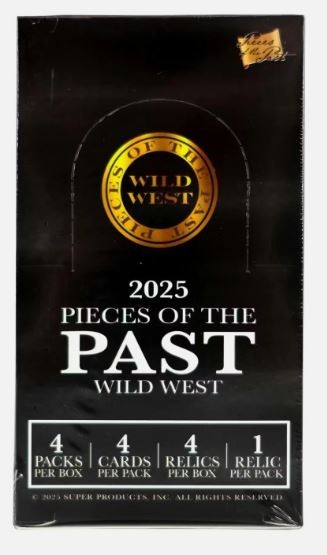 2025 Super Break Pieces of the Past Wild West Edition Hobby Box Factory Sealed