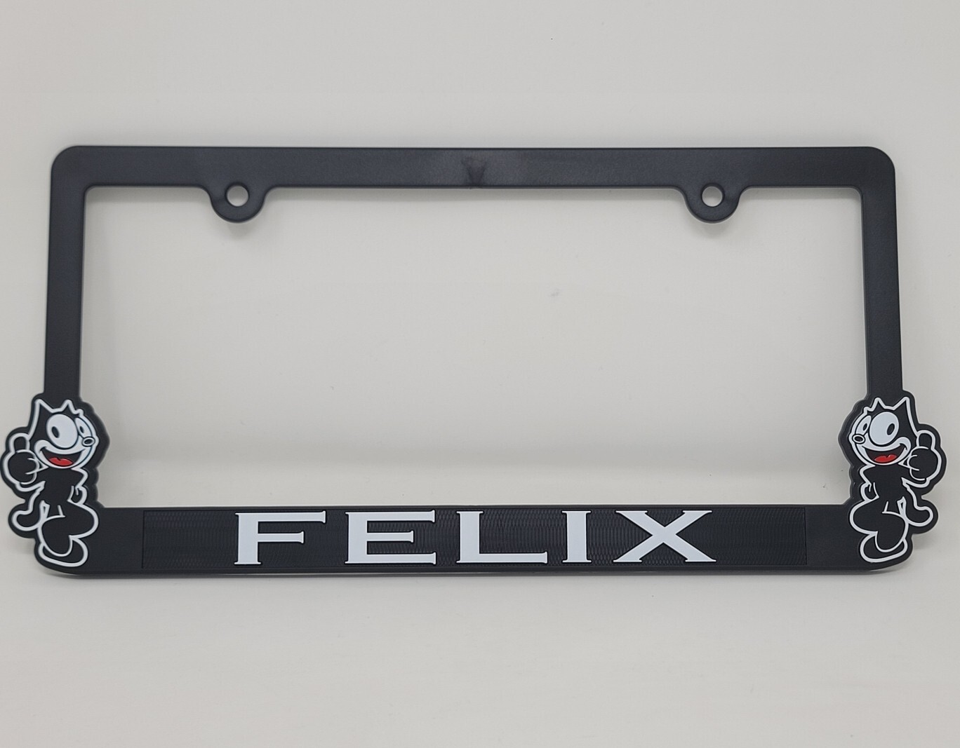 LICENSE PLATE FRAME with the Famous Cat
