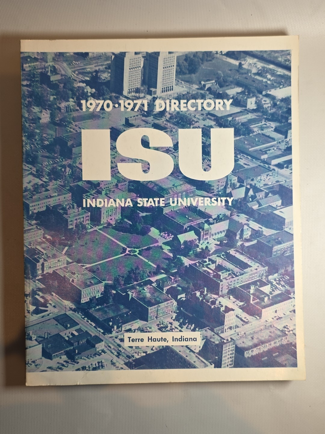 Vintage 1970-1971 Indiana State University ISU Directory Book Terre Haute