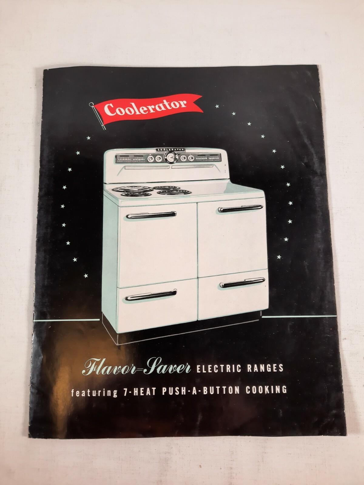 Coolerator  Electric Ranges Pamphlet Brochure Salesman Pamphlet 