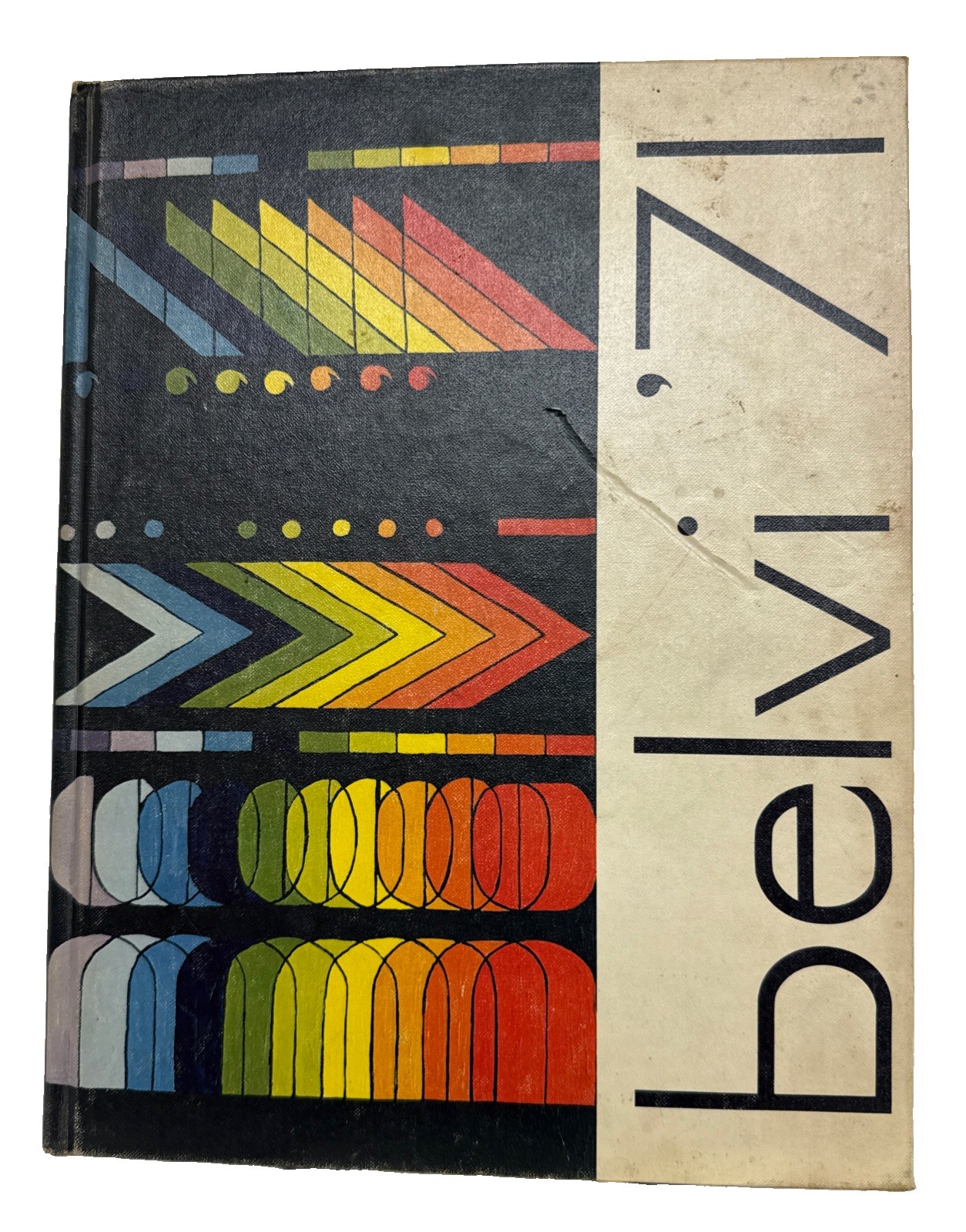 1971 Belvidere HIGH SCHOOL YEARBOOK Belvidere IL Belvi *See Description