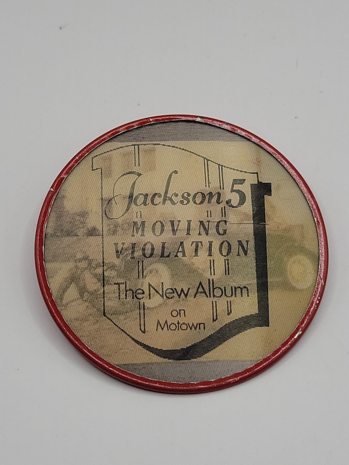 VINTAGE 1975 Jackson 5 Moving Violation LENTICULAR 2.5