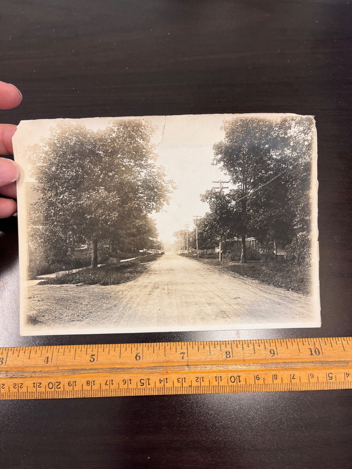 Real Photo West Hartford Connecticut Oakwood Avenue Street Scene 5x7 c. 1910 Real Photo West Hartford Connecticut Oakwood Avenue Street Scene 5x7 c. 1910