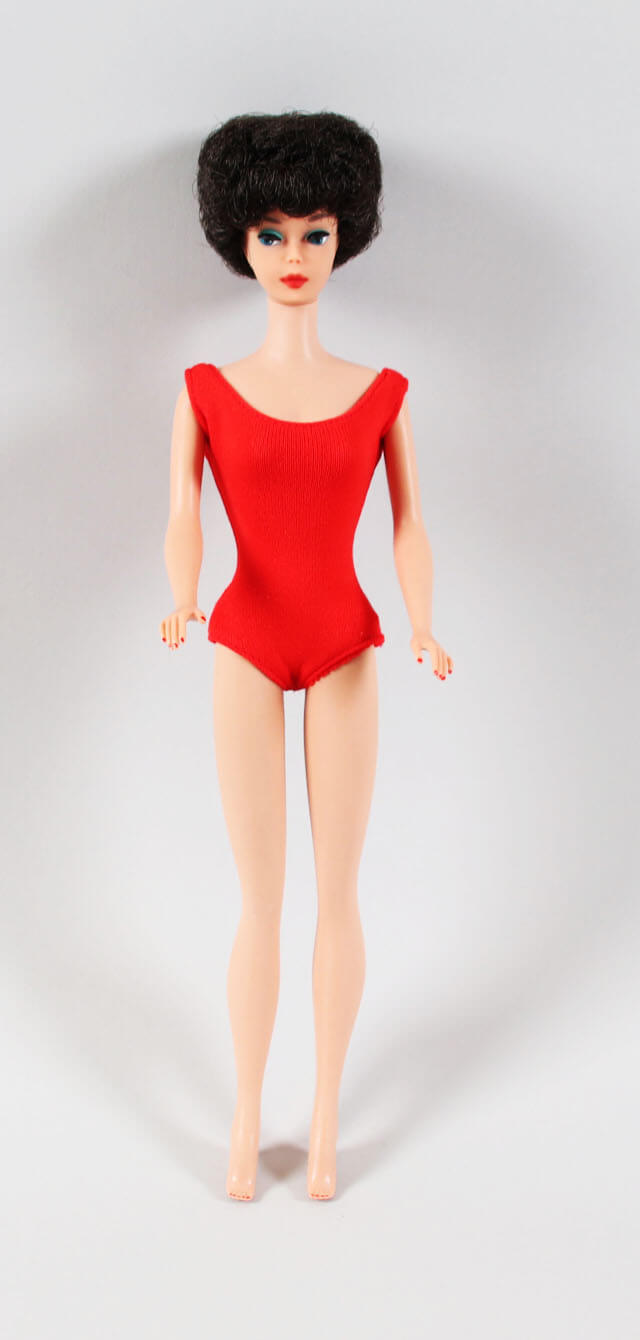 1962 Barbie Doll Brunette Bubble Cut w/ Box