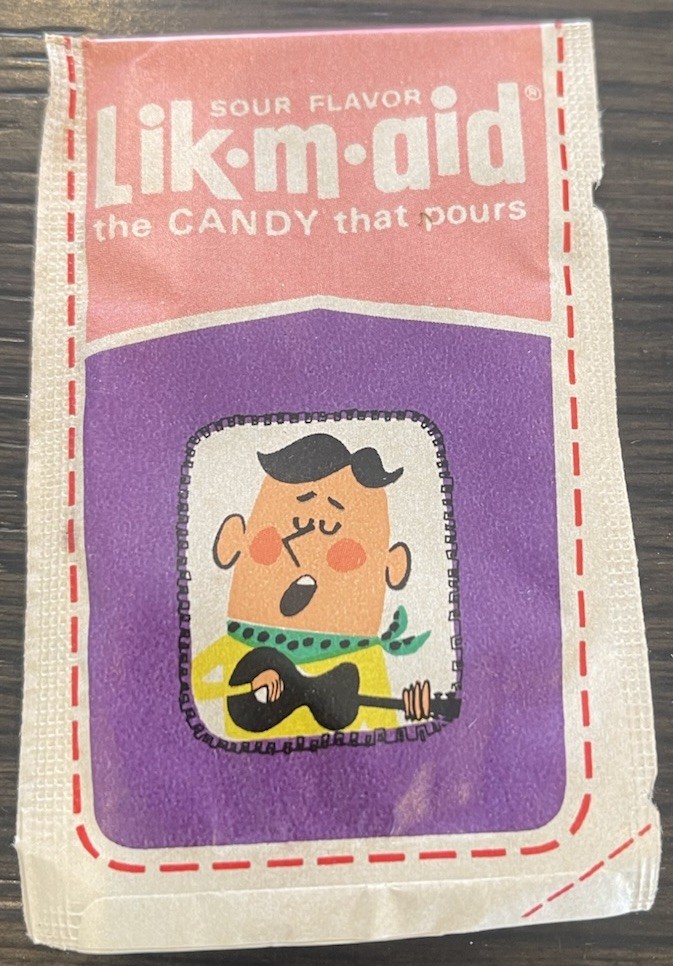 Vintage 1960\'s LIK-M-AID The Candy That Pours  Sealed  NOS  1 Cent Pack  RARE