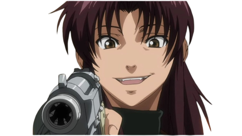 Revy Black Lagoon Weatherproof Sticker 6