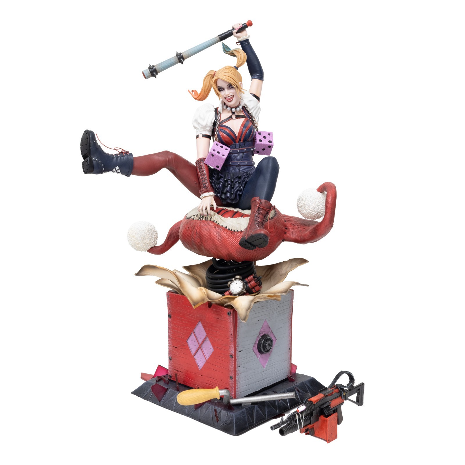 Silver Fox SFX Harley Quinn Batman Arkham Knight 1:8 Scale Statue Boxed LE Silver Fox SFX Harley Quinn Batman Arkham Knight 1:8 Scale Statue Boxed LE