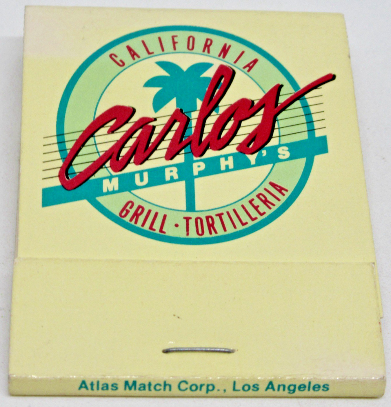 Carlos Murphy's Grill Tortilleria Restaurant California FULL Matchbook