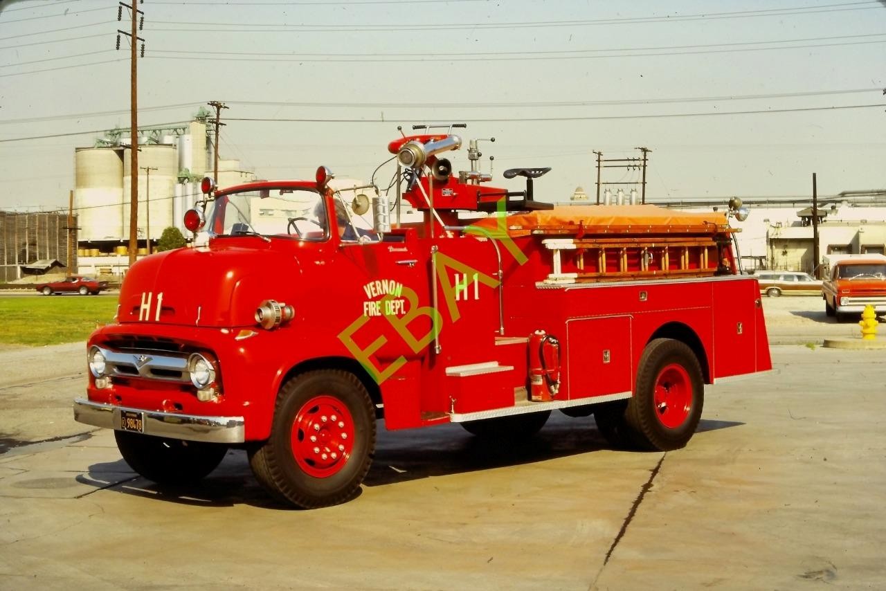 VERNON, CA Fire Apparatus SLIDE: H-1  FORD / CROWN