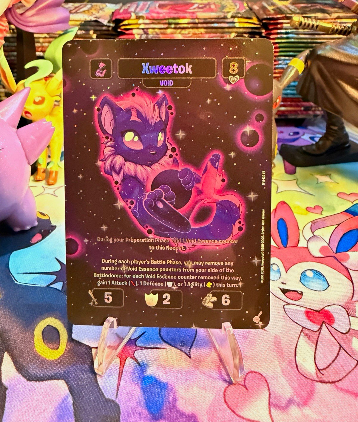 Upper Deck Neopets Battledome TCG 2023 Xweetok Hologram Card #8