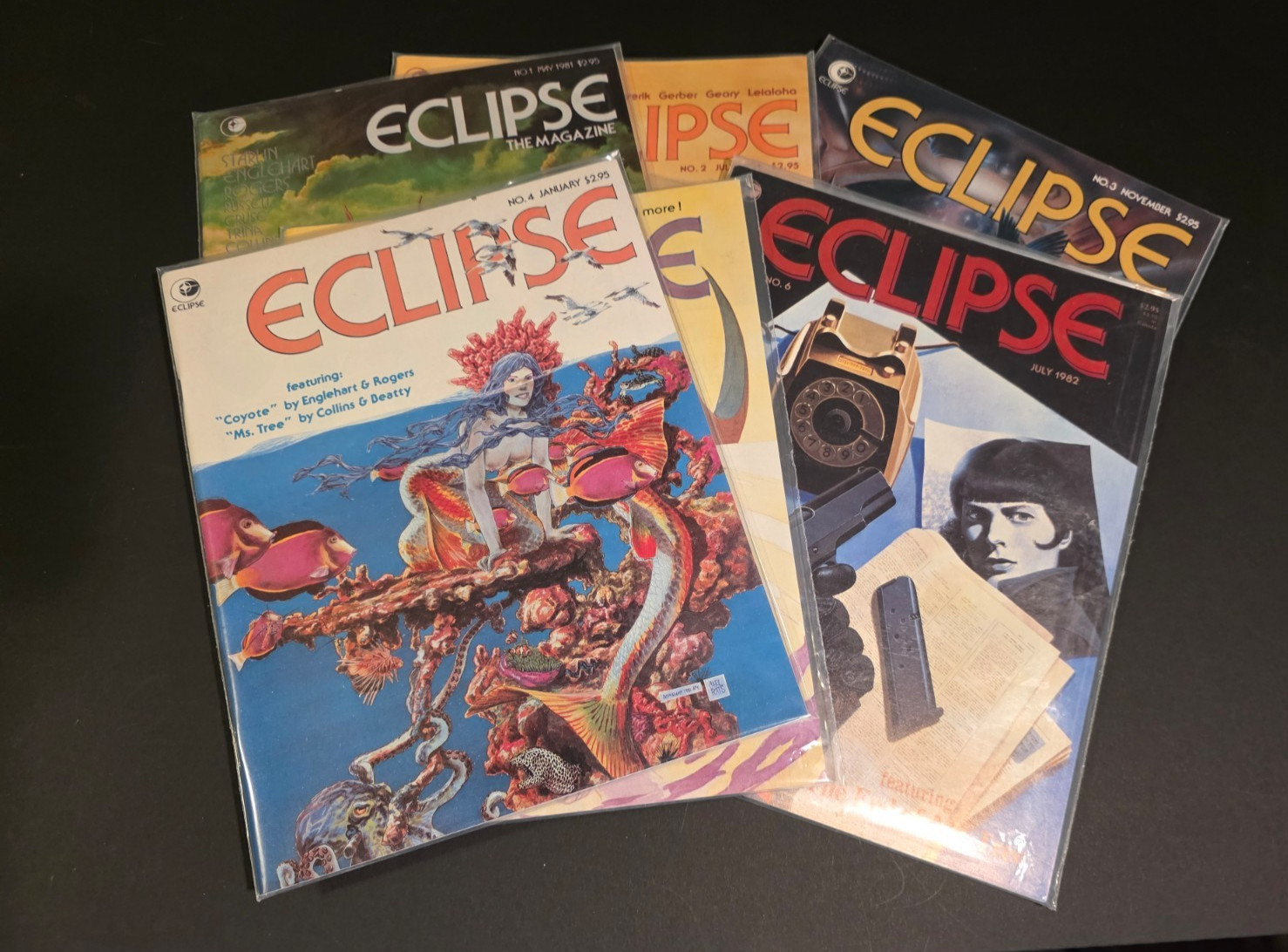 Eclipse Magazine #1-6 (Eclipse, 1981-1982) ☆ Authentic ☆ 6 Book Lot ☆