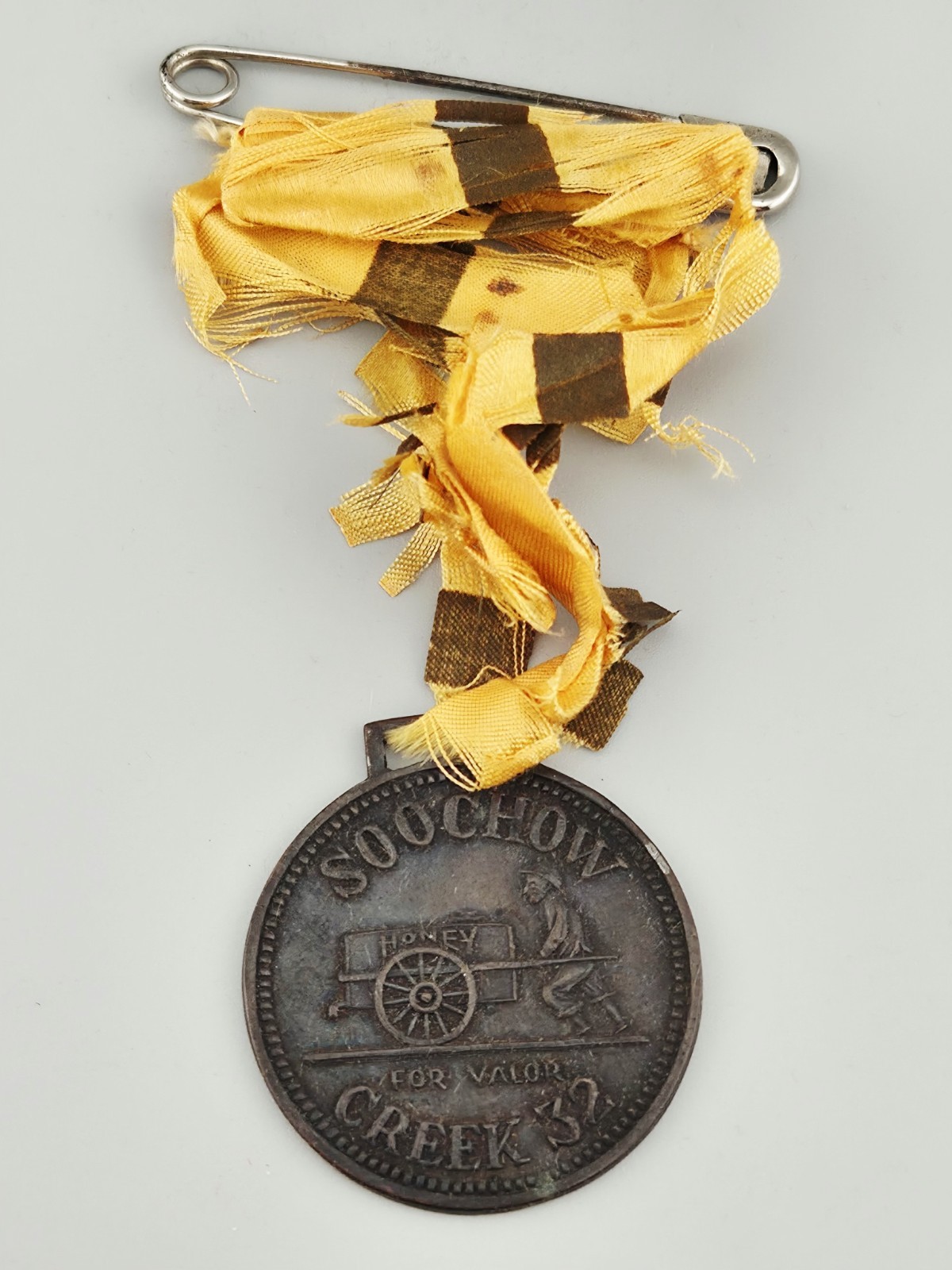 Rare 1932 USMC 4th Marines Battle of Soochow Creek Medal Shanghai China Marine