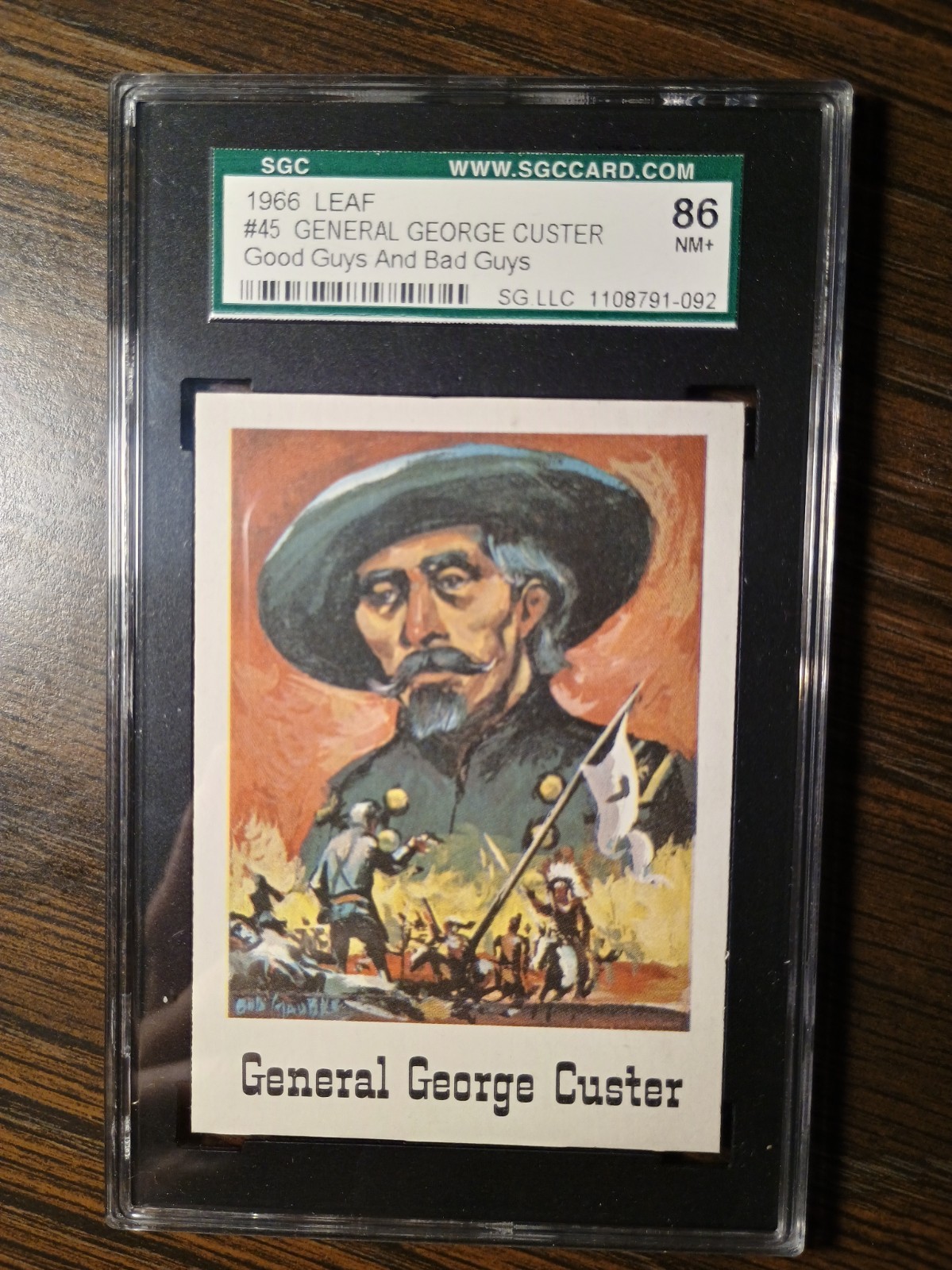 1966 Leaf #45 General George Custer SGC 86