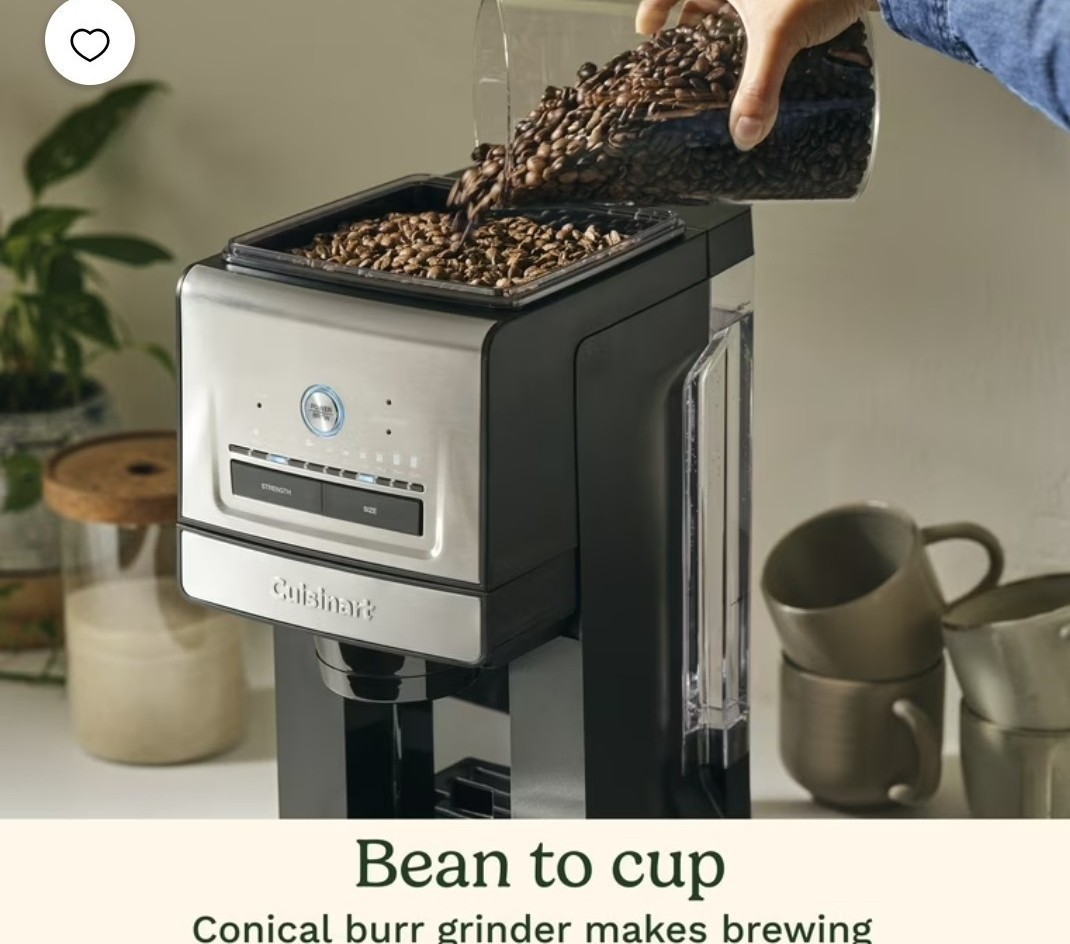 Cuisinart Custom Grind & Brew Single-Cup Coffee Maker DGB-30 NEW in Open Box