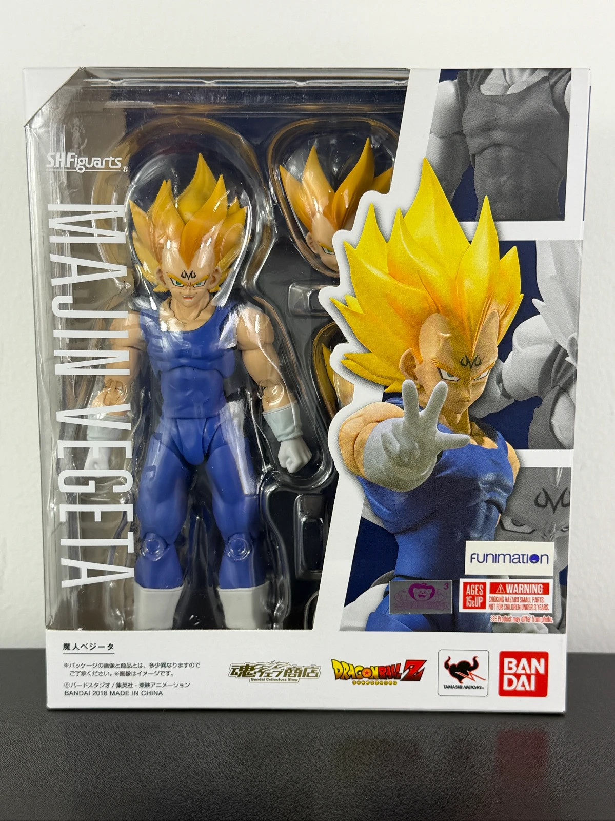 Bandai S.H.Figuarts Majin Vegeta Dragon Ball Z 2018 Action Figure DBZ