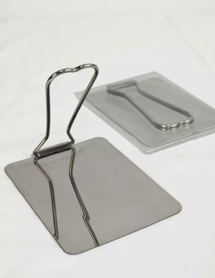 Genuine Italian Army Military Issue Polished Stainless Mirror for shaving signal