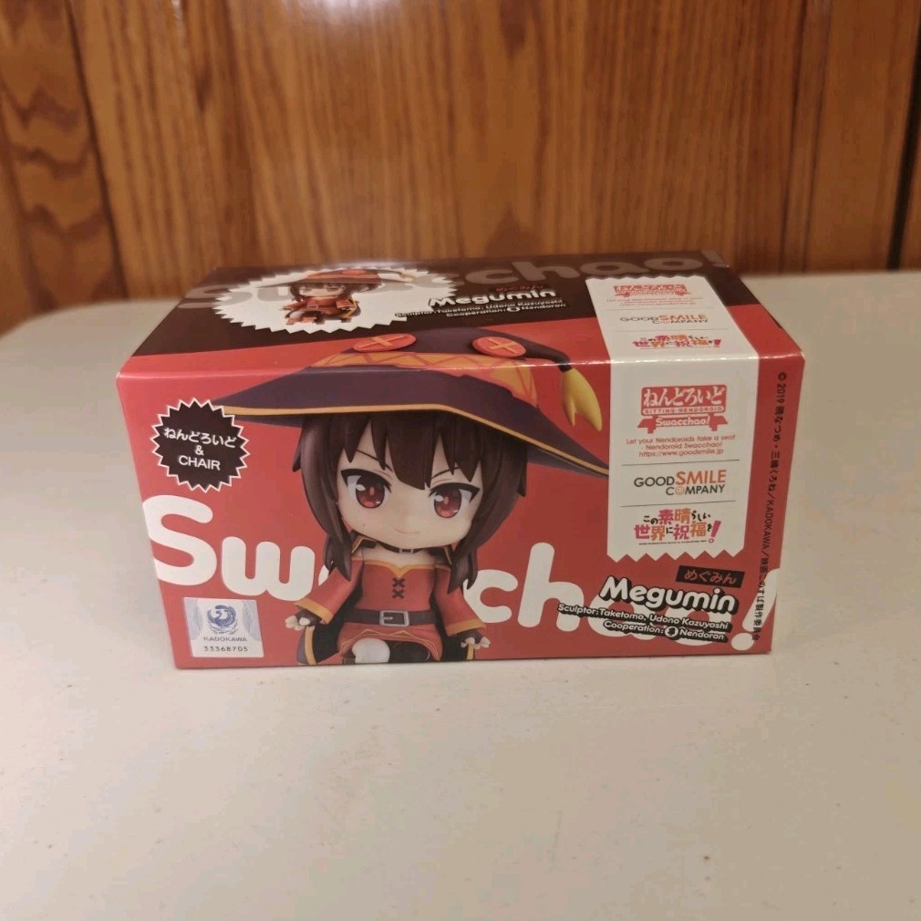 Good Smile Nendoroid Swacchao Megumin Konosuba Anime Figure Boxed PVC ABS
