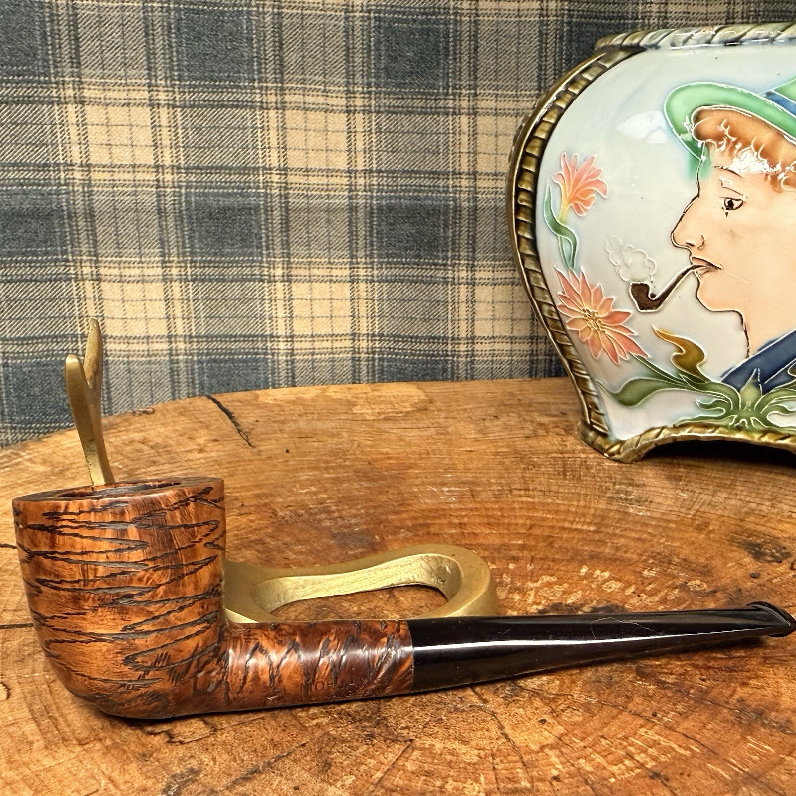 UNSMOKED 90’s EL MORJANE - EL KALA (1014) Algeria Collector Estate Tobacco Pipe